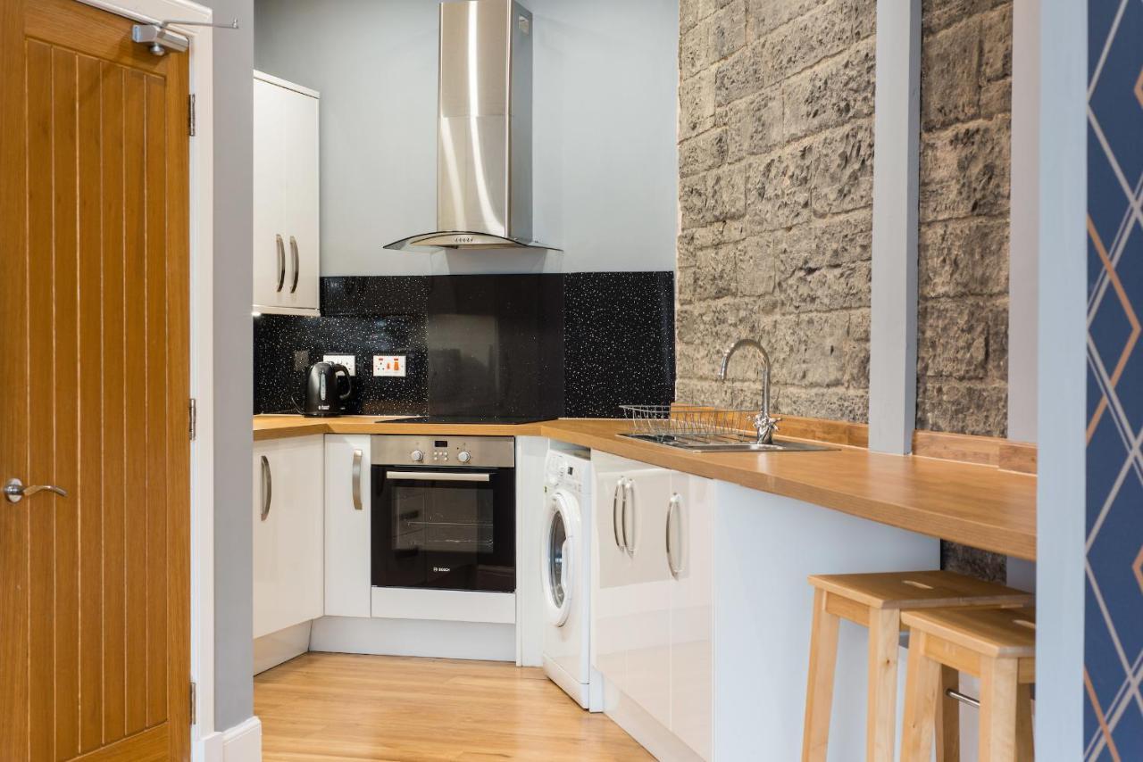 Castle Apt, Modern, Central Edinburgh Luaran gambar